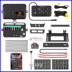 Universal 8 Button Touch Switch Panel For 4x4 Truck Van Boat 12-24V Aluminium