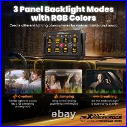 Universal 8 Button Touch Switch Panel For 4x4 Truck Van Boat 12-24V Aluminium