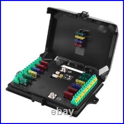 Universal Touch Switch Panel 12 Gang For Car Pickup UTV ATV Boat RGB 960W 12V