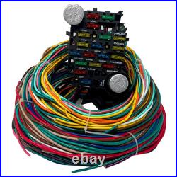 Universal Wiring Harness Kit 21 Circuit Wiring Harness Standard Color Wire Universal Wiring Harness Kit 21 Circuit Wiring Harness Standard Color Wire