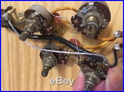 Vintage 1965 Gibson SG Wiring Harness with Pots, Switch and Input Jack
