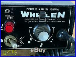 Vintage Whelen WS-295 Electronic Siren PA Amplifier 100w with Wire Harness