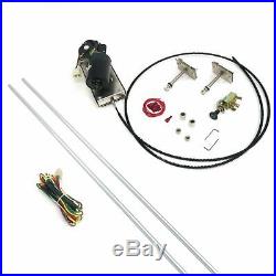Wiper Kit w Wiring Harness socal 12-VOLT for 1955-57 Chevy Bel Air 4 foot