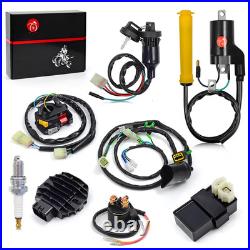 Wire Wiring Harness Ignition Coil Left Handlebar Switch Igniter CDI Relay Rectif