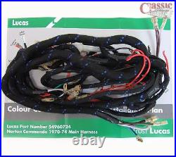 Wiring Loom Harness Braided Commandos (1970-74) LU54960723