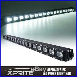 Xprite 30Inch 90W CREE LED Offroad HD Light Bar Spot Flood Combo C7 Alpha Series