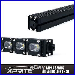 Xprite 30Inch 90W CREE LED Offroad HD Light Bar Spot Flood Combo C7 Alpha Series