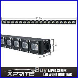 Xprite 30in CREE LED Work Light Bar 90W Super Bright for ATV UTV SBS Off-Road