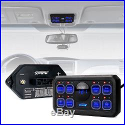 Xprite Universal Cars 8 Switch Box Pod Panel Wiring Harness Kit Control system