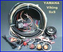 Yamaha Viking Turn Signal Horn Kit Sealed Loomed Wiring Harness LED Light